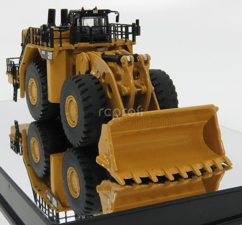 Dm-models Caterpillar Cat994k Ruspa Gommata - Scraper Tractor Wheel Loader 1:125 Žlutá Černá