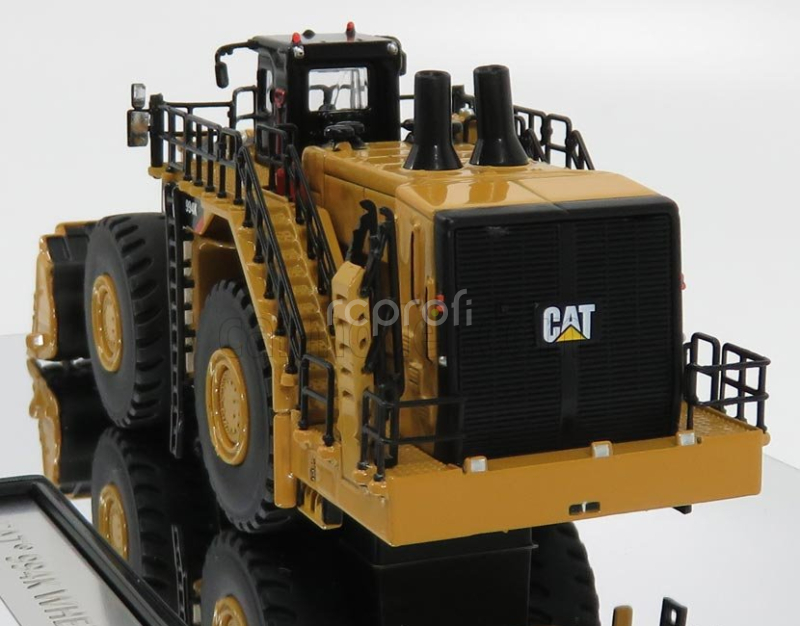 Dm-models Caterpillar Cat994k Ruspa Gommata - Scraper Tractor Wheel Loader 1:125 Žlutá Černá