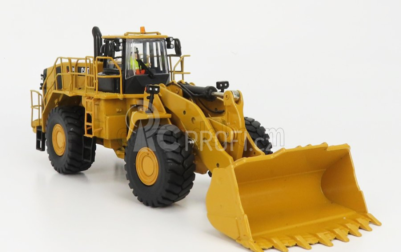 Dm-models Caterpillar Cat994k Ruspa Gommata - Scraper Tractor Wheel Loader 1:50 Žlutá Černá