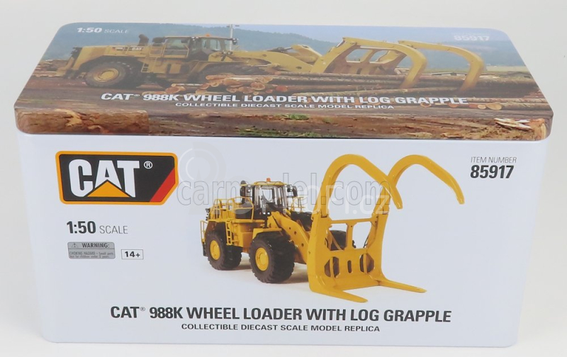 Dm-models Caterpillar Cat994k Kolový nakladač s drapákem 1:50, žlutá