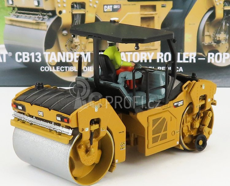 Dm-models Caterpillar Catcb13 Silniční válec 1:50, žlutá