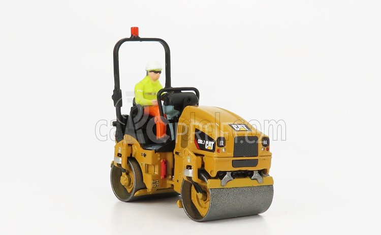 Dm-models Caterpillar Catcb2.7 Silniční válec 1:50, žlutá