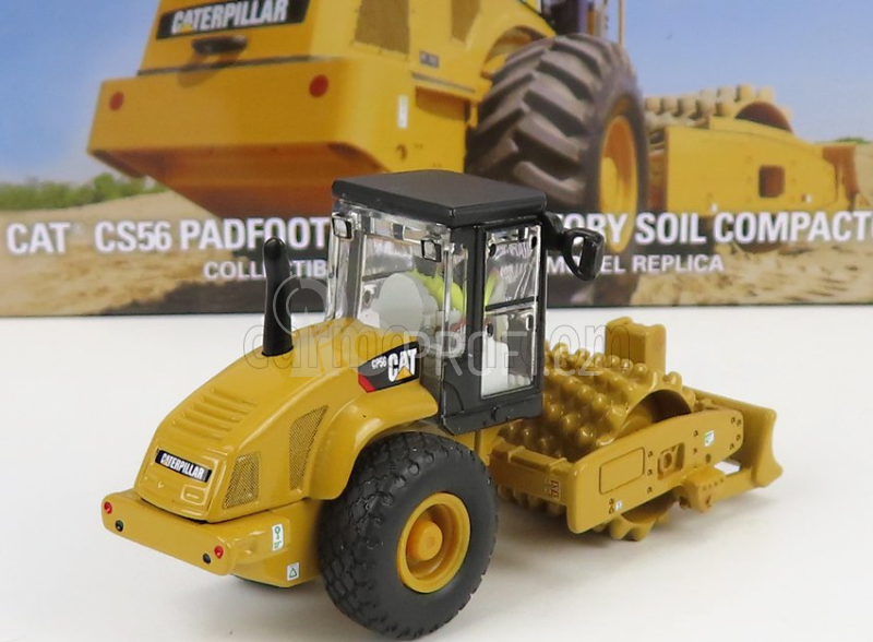 Dm-models Caterpillar Catcs56 Silniční válec 1:87, žlutá