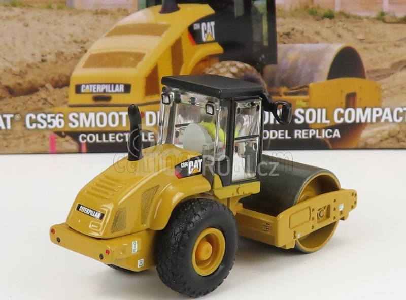 Dm-models Caterpillar Catcs56 Silniční válec 1:87, žlutá