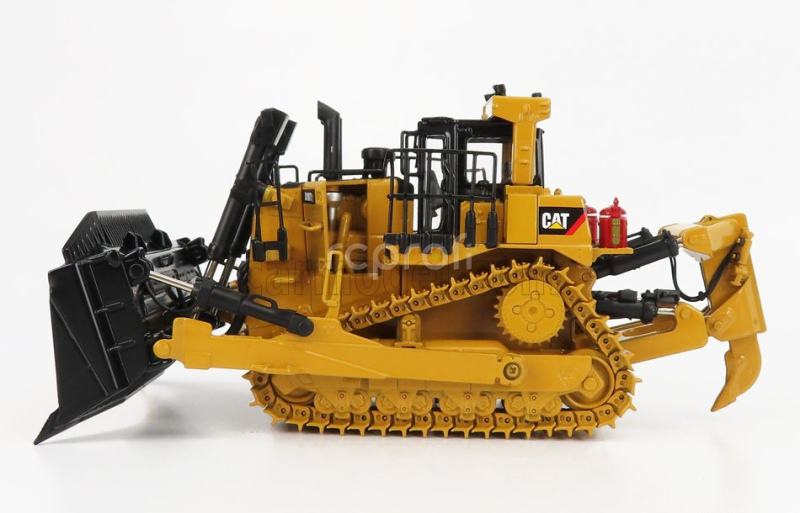 Dm-models Caterpillar Catd10t2 Ruspa Cingolata - Scraper Track Type Tractor 1:50 Žlutá Černá
