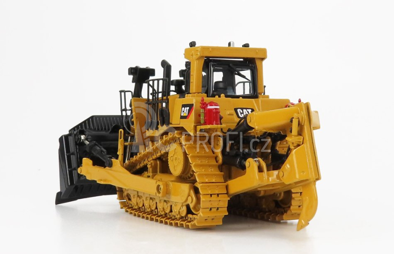 Dm-models Caterpillar Catd10t2 Ruspa Cingolata - Scraper Track Type Tractor 1:50 Žlutá Černá
