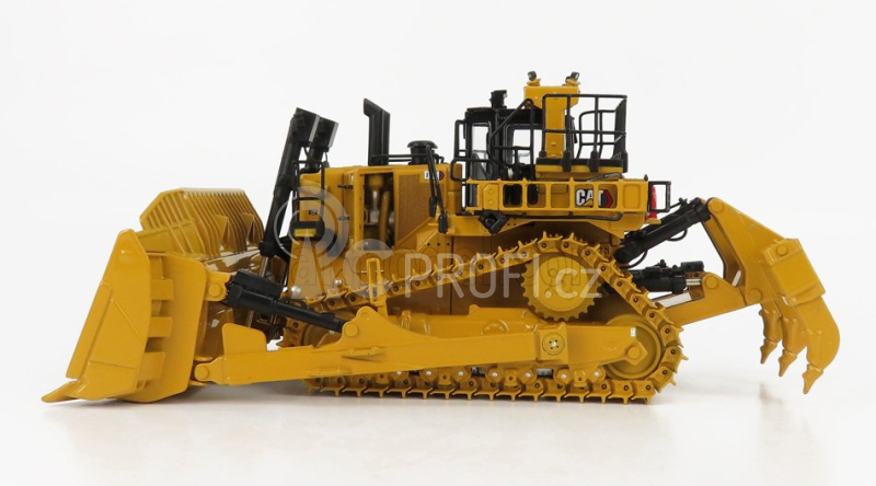 Dm-models Caterpillar Catd11 Dozer Ruspa Cingolata - Scraper Type Tractor 1:50 Žlutá Černá