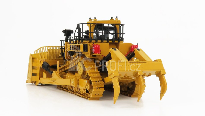 Dm-models Caterpillar Catd11 Dozer Ruspa Cingolata - Scraper Type Tractor 1:50 Žlutá Černá
