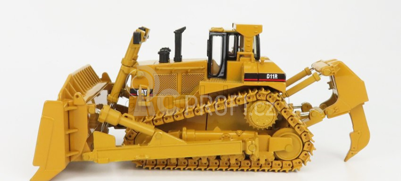Dm-models Caterpillar Catd11r Dozer Ruspa Cingolata - Scraper Type Tractor 1:50 Žlutá Černá