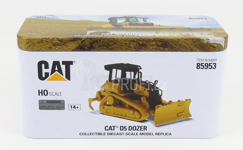 Dm-models Caterpillar Catd5 Pásový dozer 1:87, žlutá