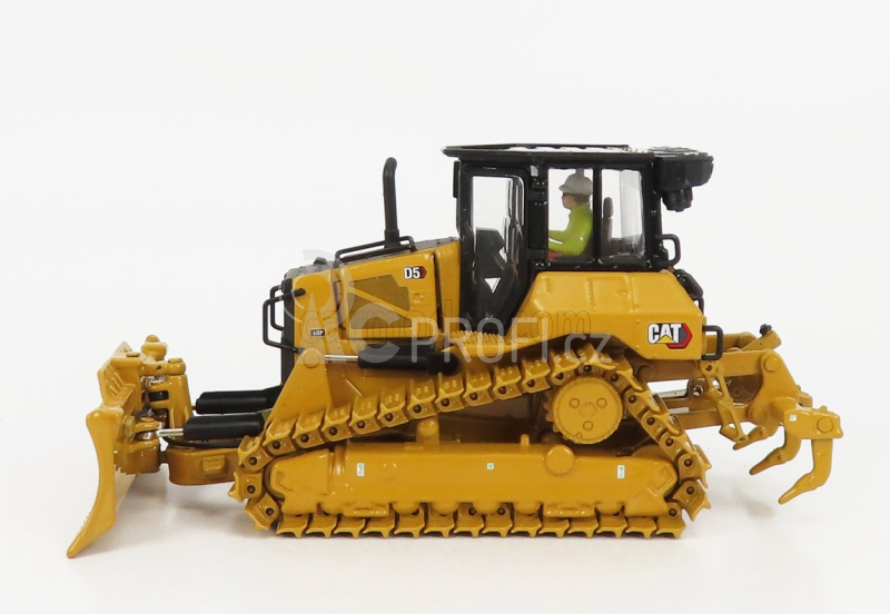 Dm-models Caterpillar Catd5 Lgp Vpat Pásový dozer 1:50, žlutá