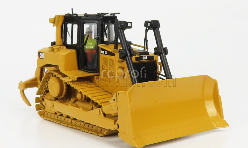 Dm-models Caterpillar Catd6r Xl Track Dozer Ruspa Cingolata - Scraper Type Tractor 1:50 Žlutá Černá