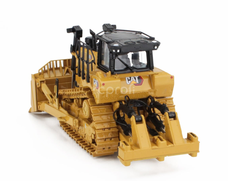 Dm-models Caterpillar Catd8 Ruspa Cingolata - Dozer Scraper Track Type Tractor 1:50 Žlutá Černá