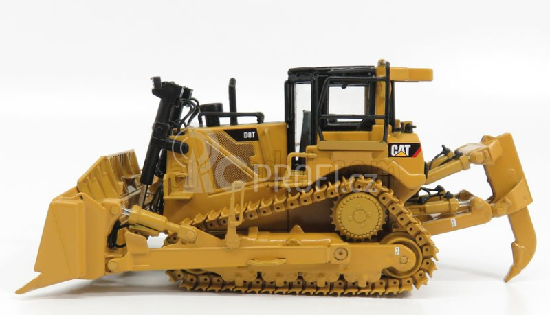 Dm-models Caterpillar Catd8t Ruspa Cingolata - Scraper Type Tractor 1:50 Žlutá Černá