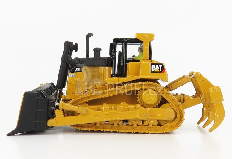 Dm-models Caterpillar Catd9t Ruspa Cingolata - Scraper Type Tractor 1:87 Žlutá Černá