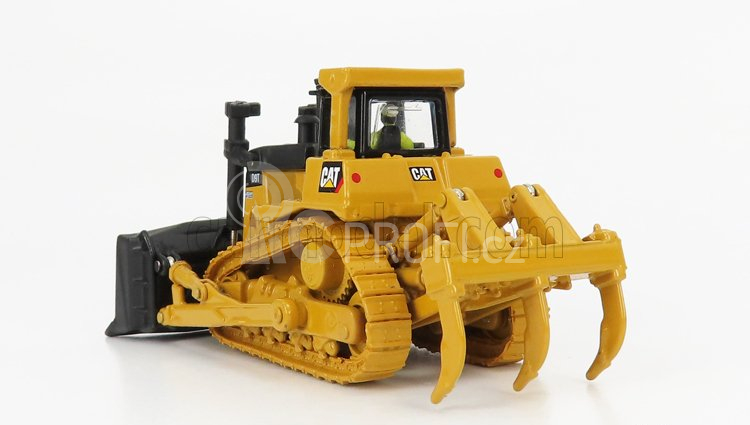 Dm-models Caterpillar Catd9t Ruspa Cingolata - Scraper Type Tractor 1:87 Žlutá Černá