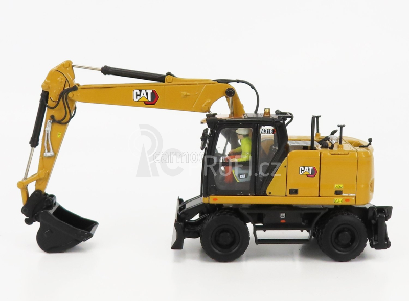 Dm-models Caterpillar Catm318 Kolový bagr 1:50, žlutá