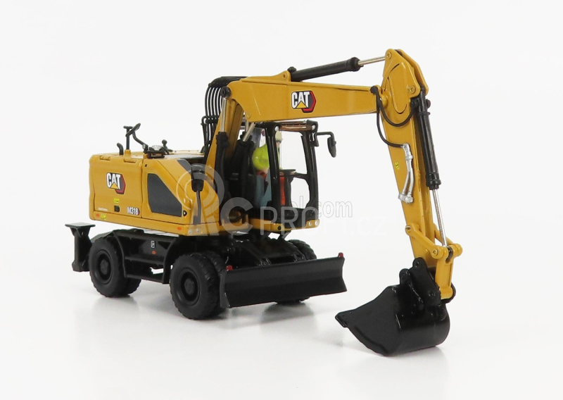 Dm-models Caterpillar Catm318 Kolový bagr 1:50, žlutá