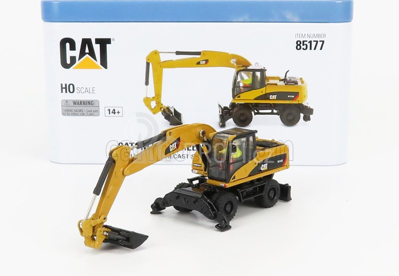 Dm-models Caterpillar Catm318d Kolový bagr 1:87, žlutá