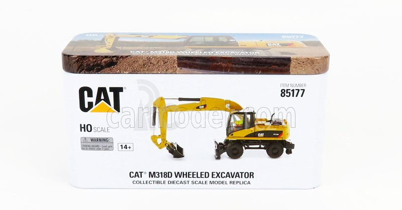 Dm-models Caterpillar Catm318d Kolový bagr 1:87, žlutá