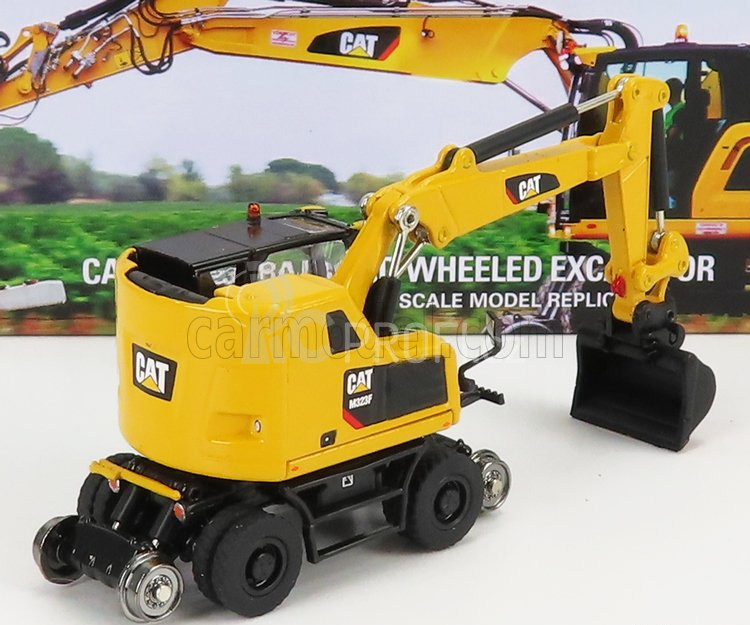 Dm-models Caterpillar Catm323f Kolový bagr na železnici 1:87, žlutá