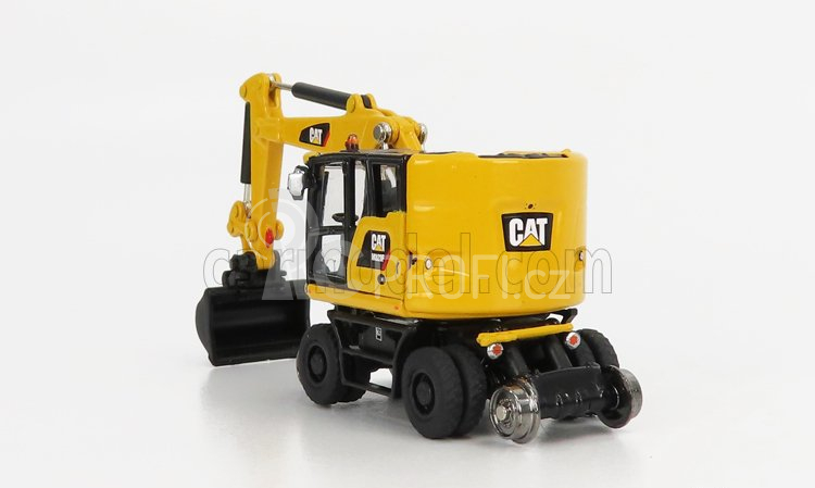 Dm-models Caterpillar Catm323f Kolový bagr na železnici 1:87, žlutá