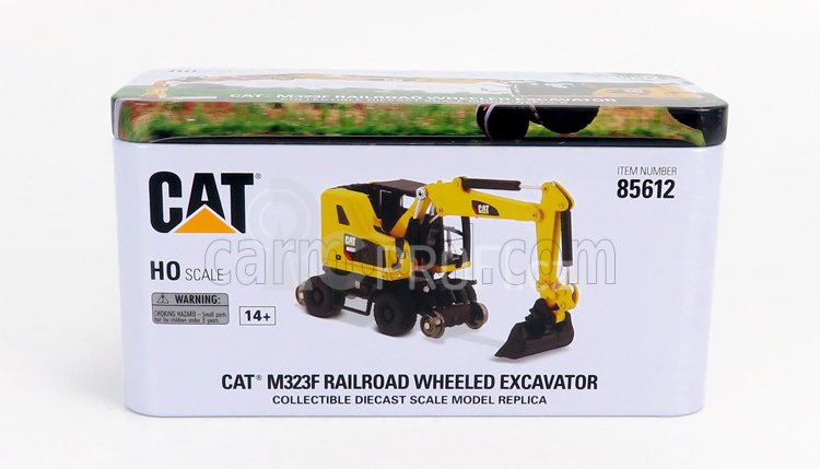 Dm-models Caterpillar Catm323f Kolový bagr na železnici 1:87, žlutá