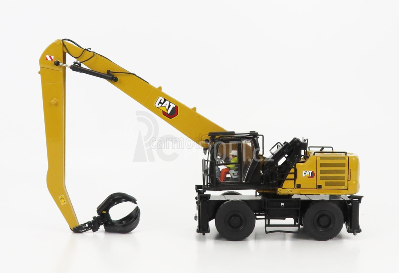 Dm-models Caterpillar Catmh3040 Kolový jeřáb s drapákem 1:50, žlutá