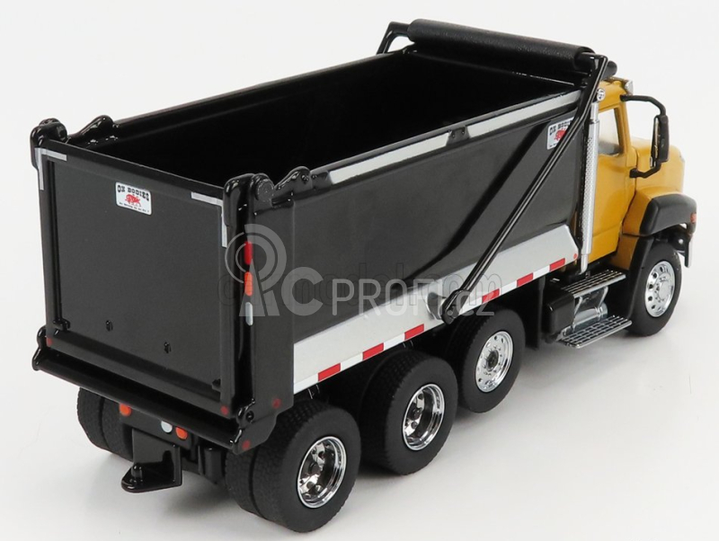 Dm-models Caterpillar Ct660 Cassone Ribaltabile 4-assi 2016 - Dump Truck 1:50 Žlutá Černá