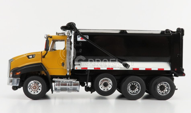 Dm-models Caterpillar Ct660 Cassone Ribaltabile 4-assi 2016 - Dump Truck 1:50 Žlutá Černá
