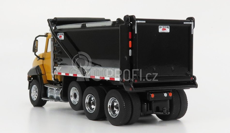 Dm-models Caterpillar Ct660 Cassone Ribaltabile 4-assi 2016 - Dump Truck 1:50 Žlutá Černá