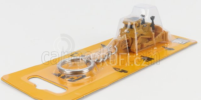 Dm-models Caterpillar Portachiavi - Keyring Catd8t Ruspa Cingolata - Scraper Type Tractor - Cm.5 1:100 Žlutá Černá