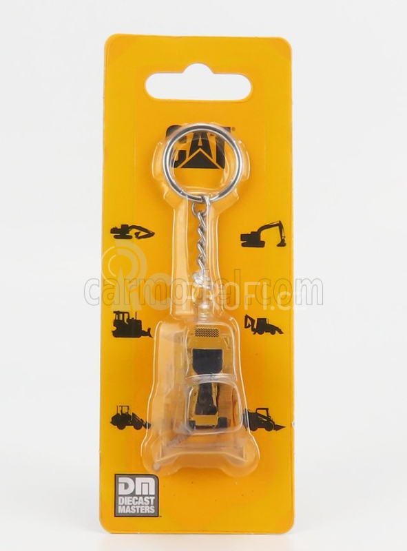 Dm-models Caterpillar Portachiavi - Keyring Catd8t Ruspa Cingolata - Scraper Type Tractor - Cm.5 1:100 Žlutá Černá