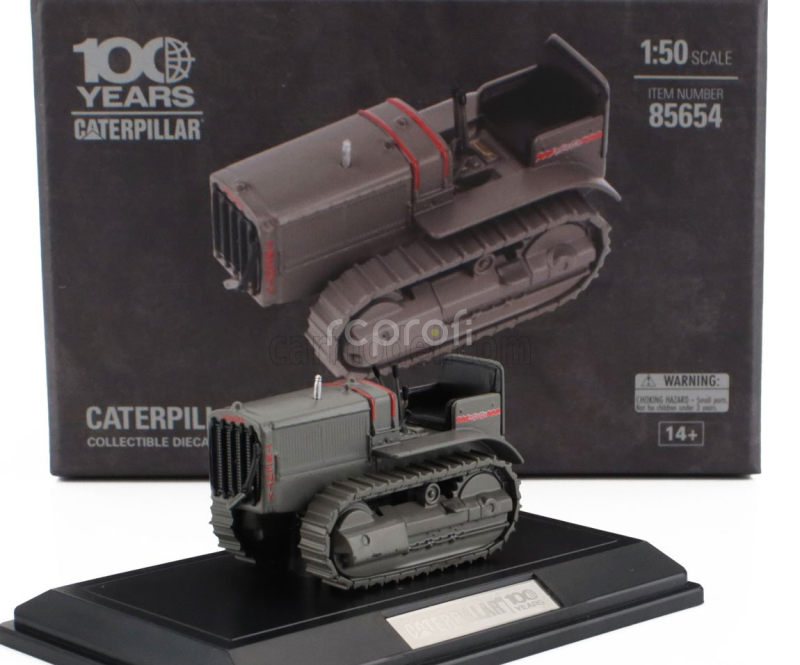 Dm-models Caterpillar Twenty Cingolato - Tractor 1:50 Grey
