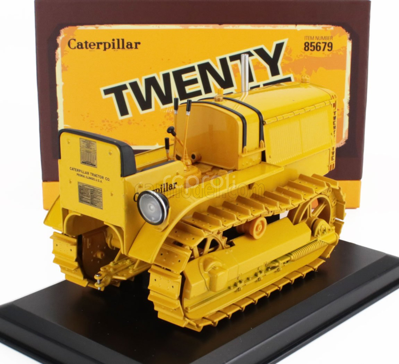 Dm-models Caterpillar Twenty Five Cingolato - Tractor 1:16 Žlutá