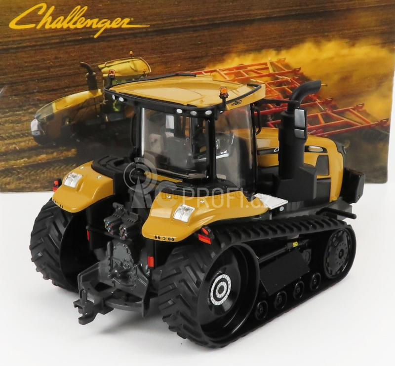 Dm-models Challenger Mt867 Tractor Cingolato 2020 1:32 Žlutá Černá