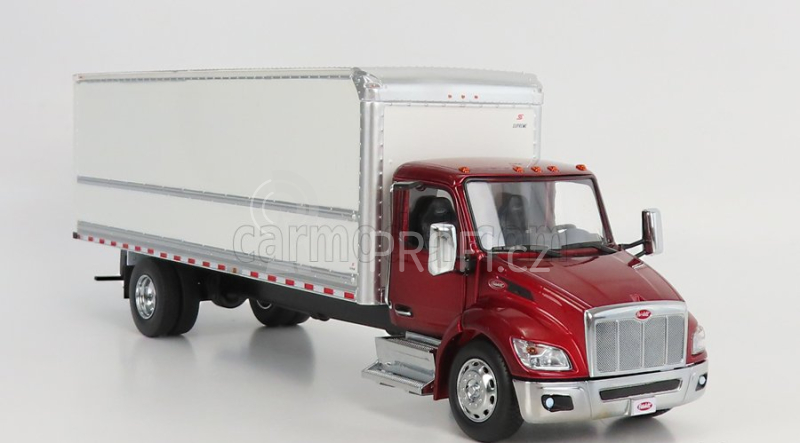 Dm-models Peterbilt 536 Truck Cassonato 2010 1:32 Červená Met Bílá