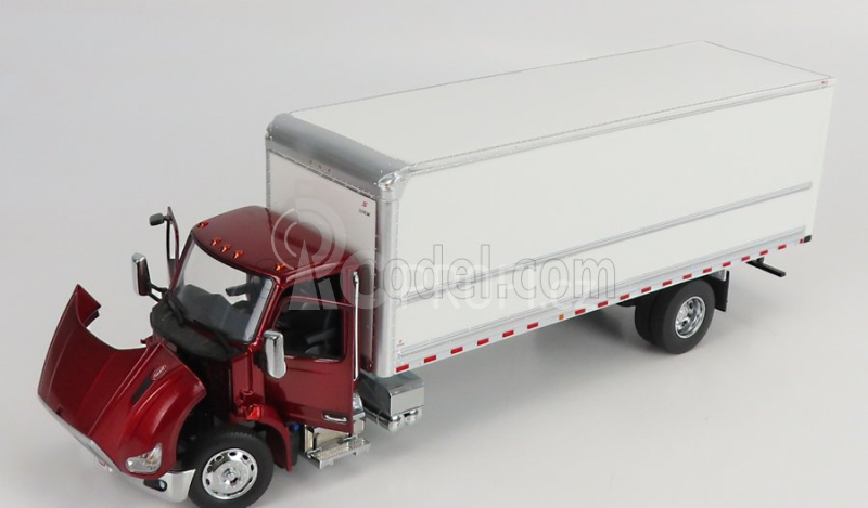 Dm-models Peterbilt 536 Truck Cassonato 2010 1:32 Červená Met Bílá