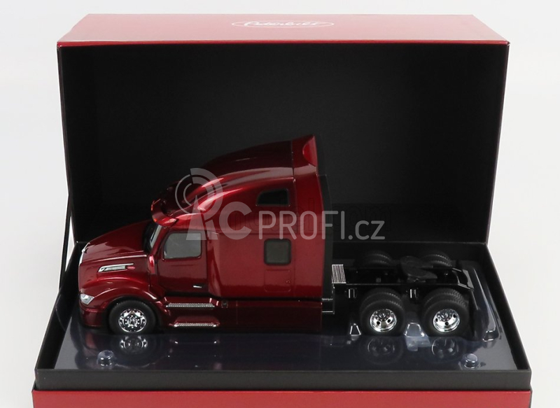 Dm-models Peterbilt 579 Tractor Truck 3-assi 2011 1:32 Red Met