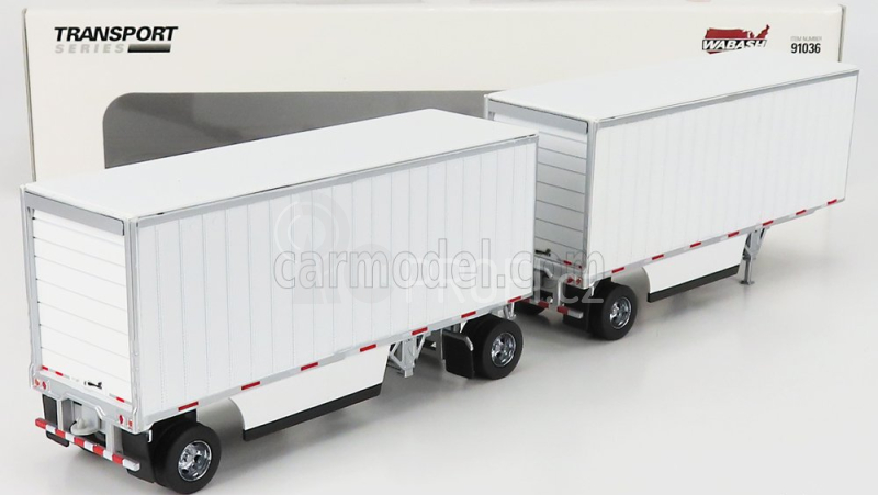 Dm-models Trailer Auto-articolato Wabash National 28' 1:50 Bílá