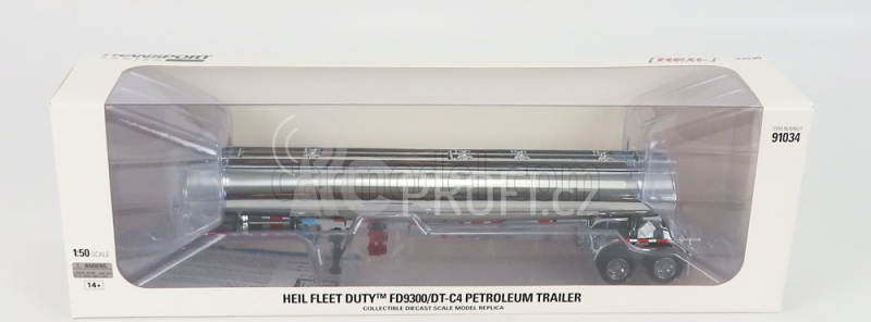Dm-models Trailer Fd9300/dt-c4 Tanker Petroleum For Truck 1:50 Chrome