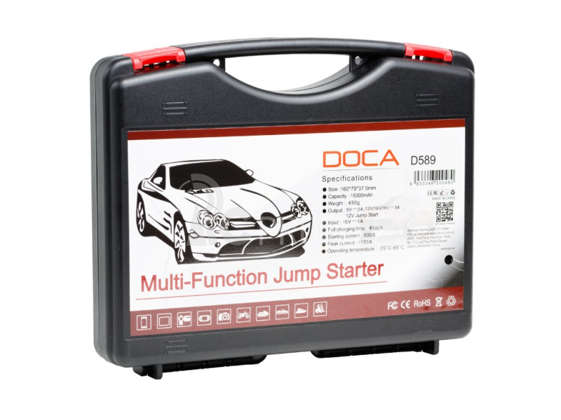 DOCA 15000 mAh, černá