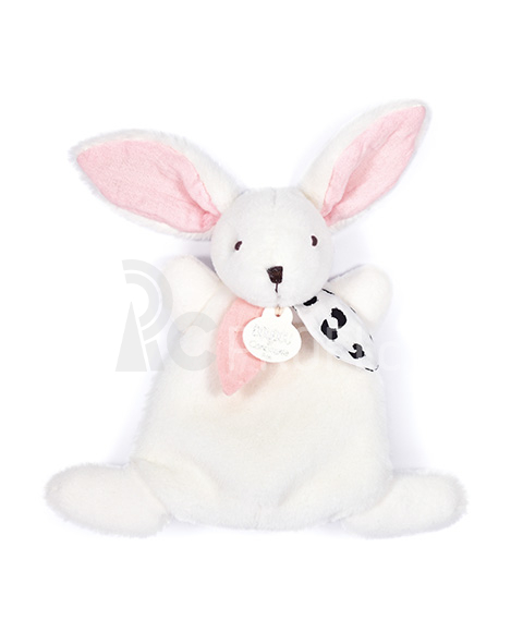 Doudou Dárková krabička růžová -  mini  králíček 17 cm