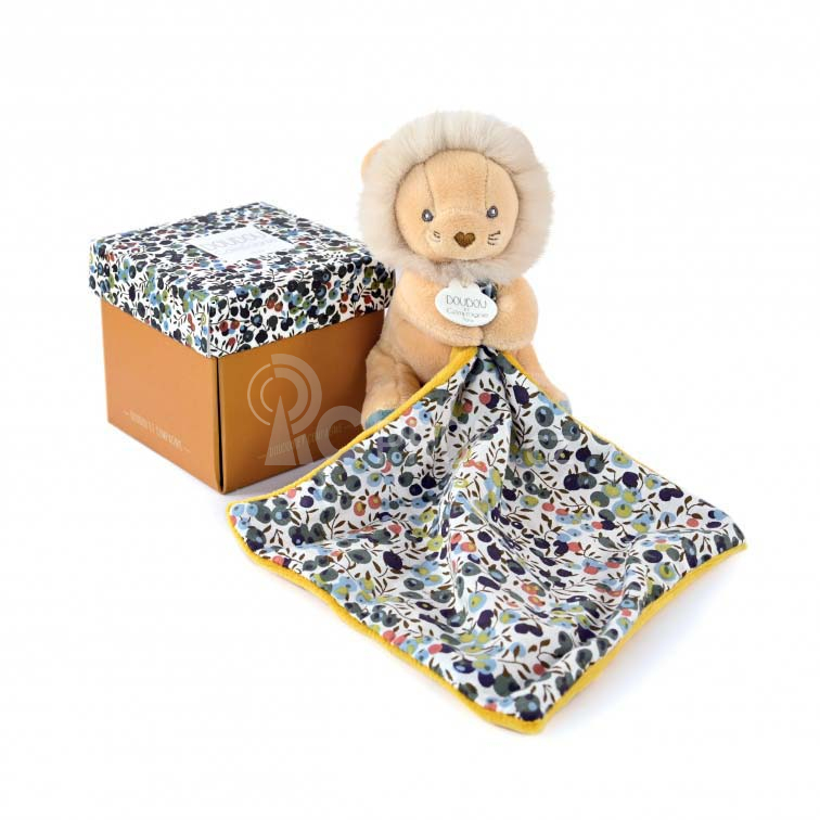 Doudou Dárková sada - lvíček s dečkou 12 cm