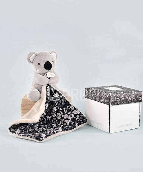 Doudou Dárková sada - plyšová koala a dečka
