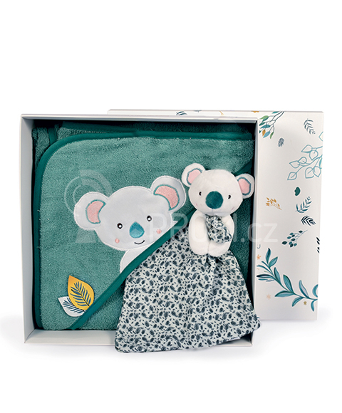 Doudou Dárková sada - plyšová koala s osuškou