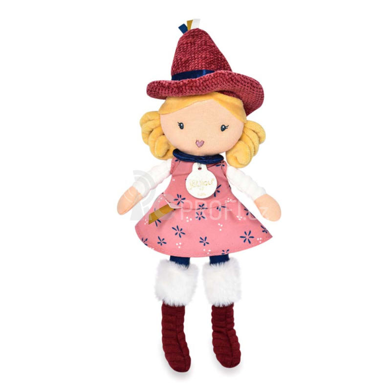 Doudou Julijou Látkové panenky Čarodějnice 24 cm