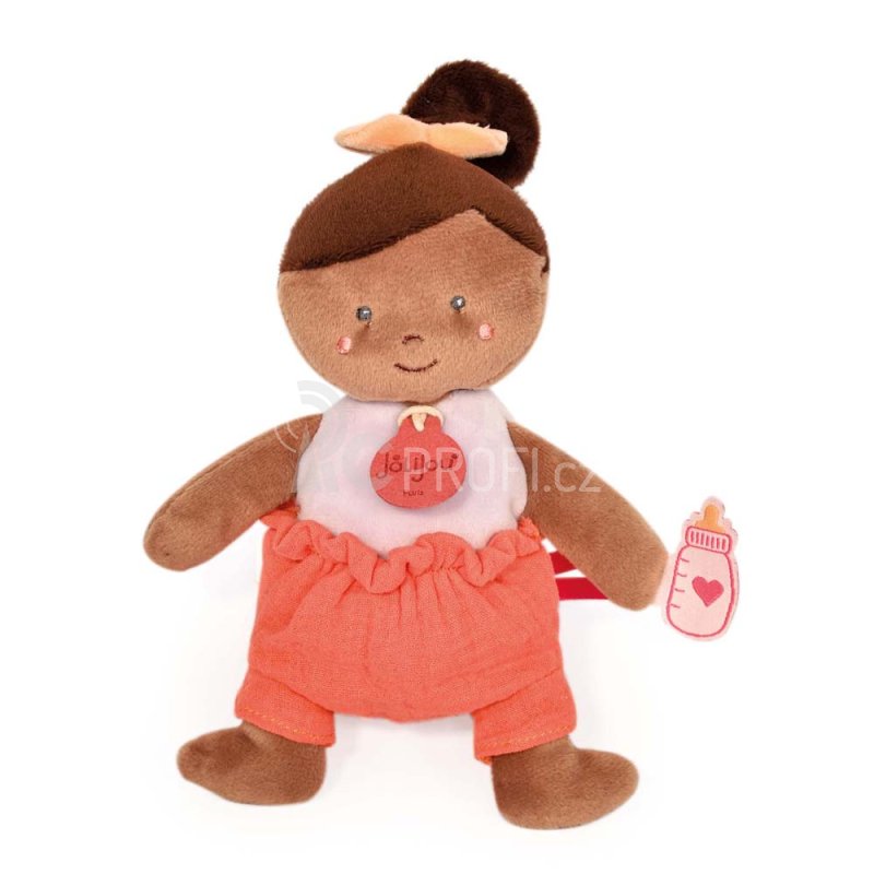 Doudou Julijou Panenka 18 cm oranžová