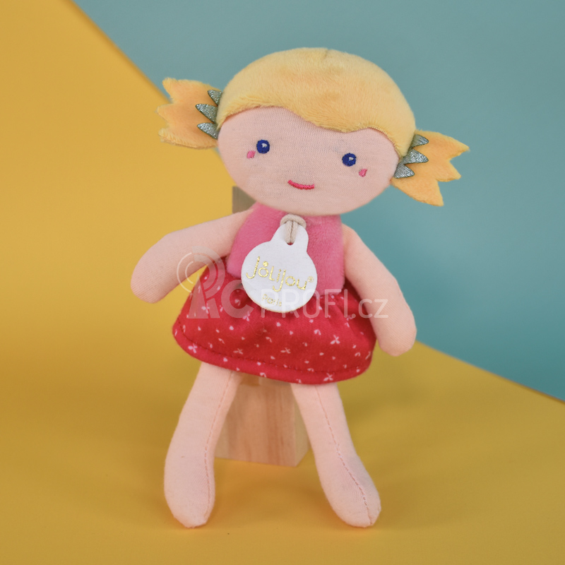 Doudou Julijou Panenka Léa 16 cm růžová