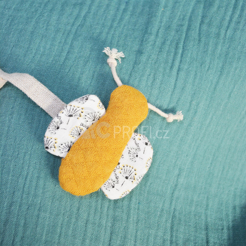 Doudou Julijou Panenka Pollen a včelka 25 cm